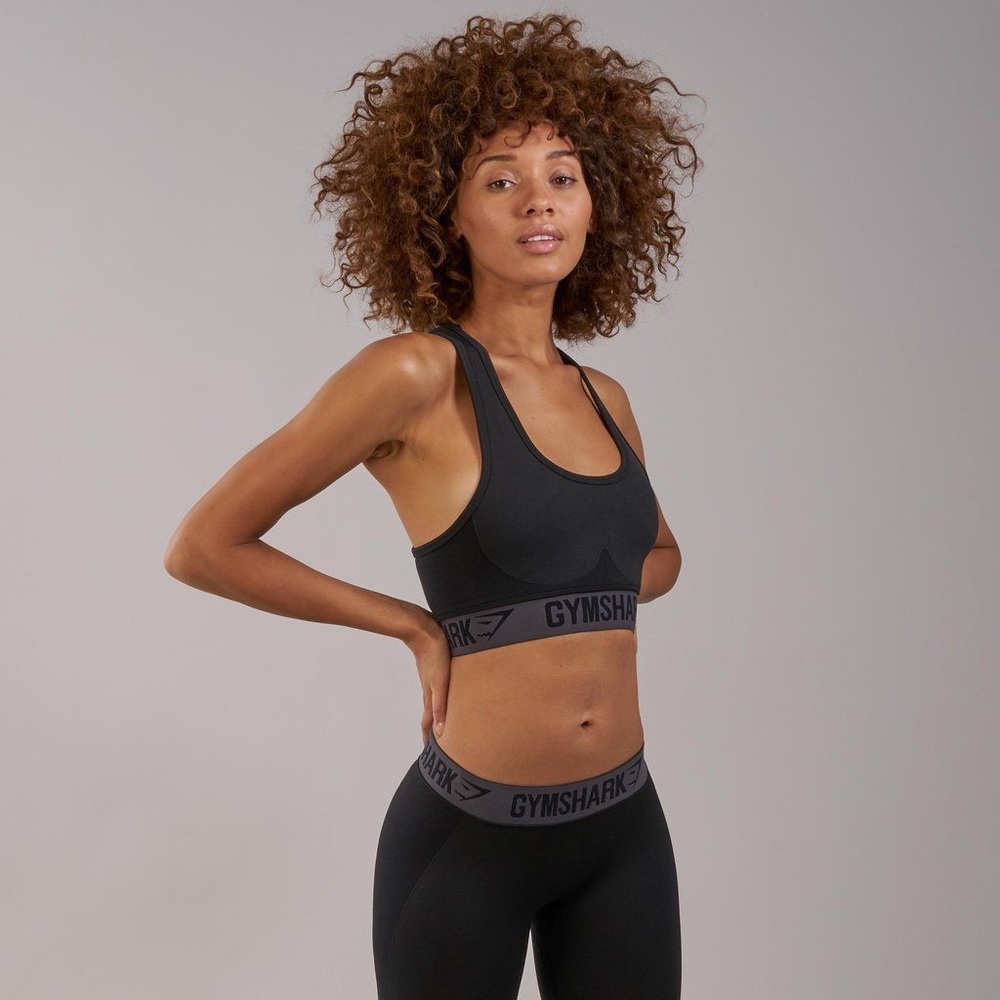 Gymshark Set Black Marl/Charcoal Flex